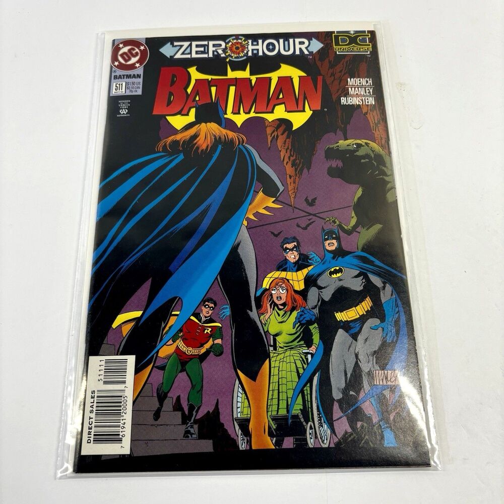 Batman #511 Zero Hour DC Comics Book NM September 1994